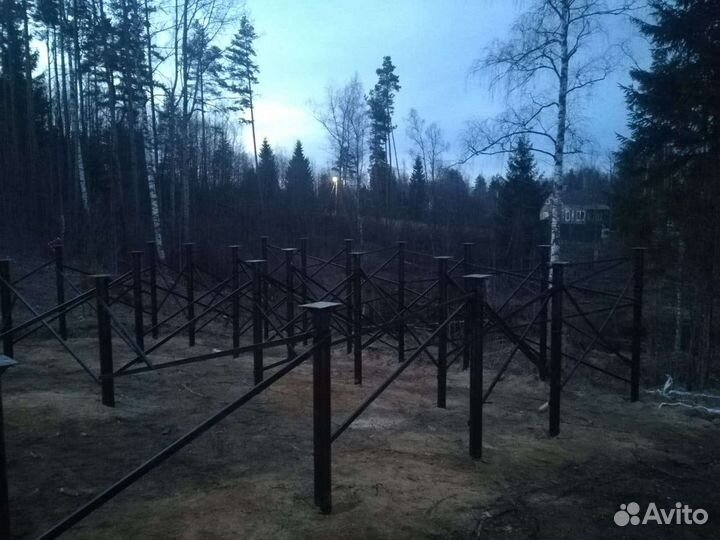 Фундамент на винтовых сваях который стоит