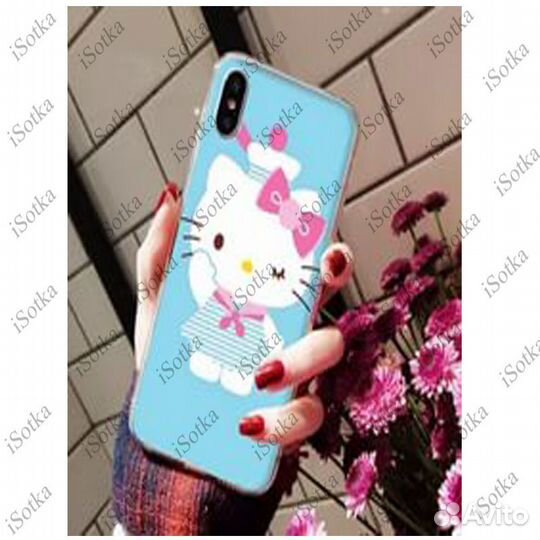 Чехол силикон для Apple iPhone X / Xs Hello Kitty