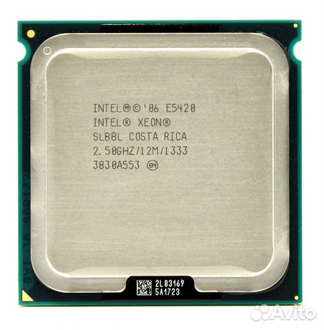 Процессор Intel Xeon E5420 slbbl 2.50 GHz