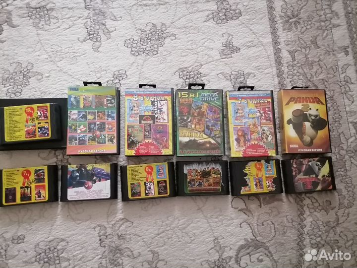 Картриджи для sega