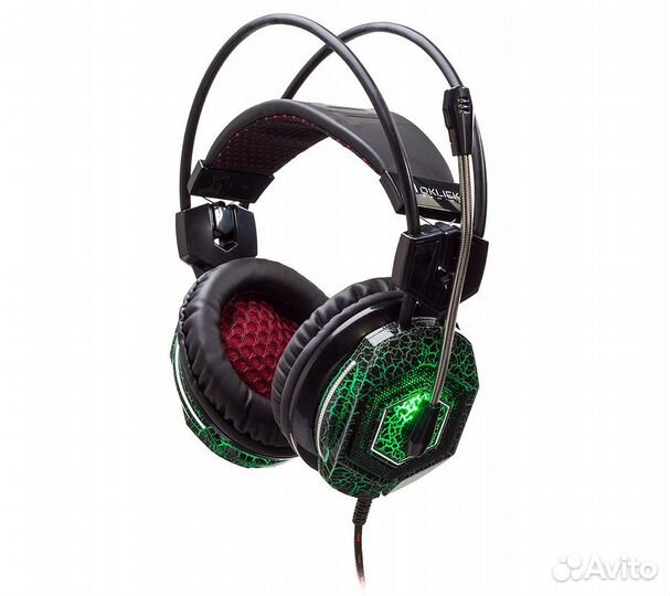 Компьютерная гарнитура Оклик HS-L500G Toxic, черны