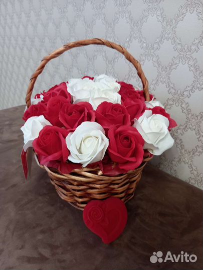 Букет из мыльных цветов