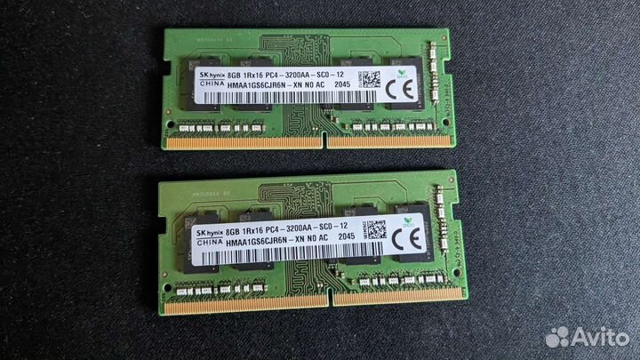 Sk hynix so-dimm DDR4 16gb 2x8