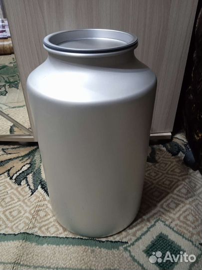 Бидон алюминиевый с крышкой 14л