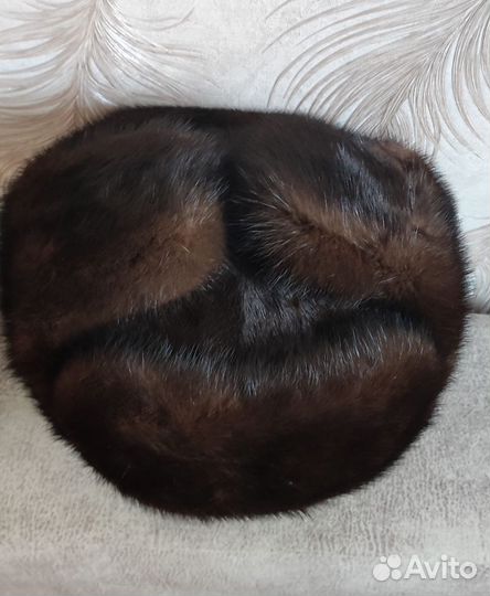 Норковая шапка мужская новая 58