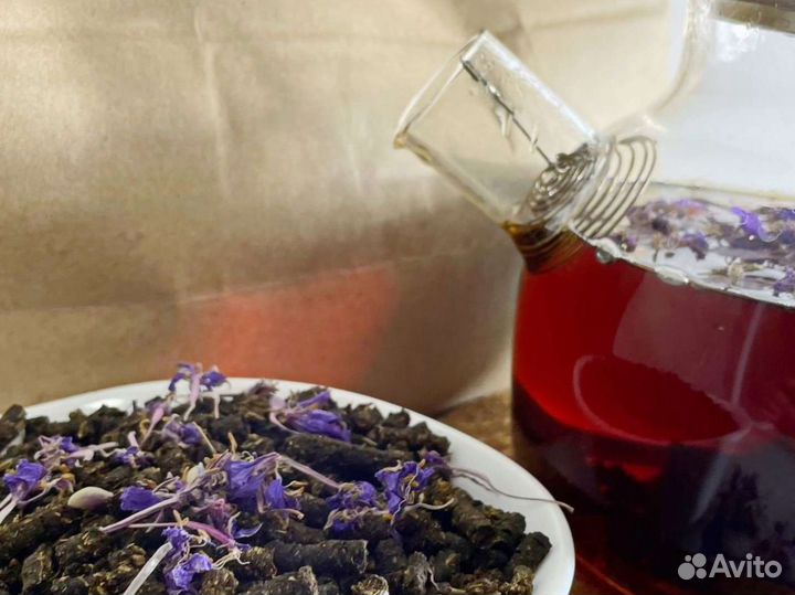 Иван-чай с цветами лето 2023-го, копорский чай