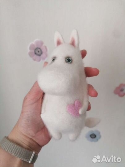 Муми Тролль с сердечком