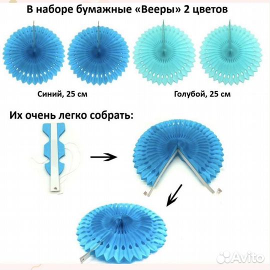 Украшения/декор для праздника с днём рождения