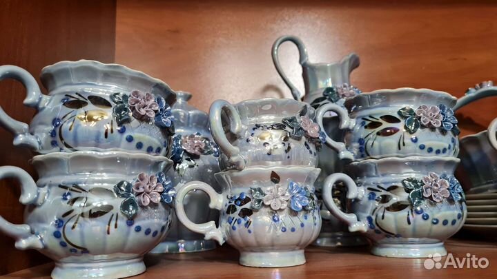 Чайный сервиз перламутр