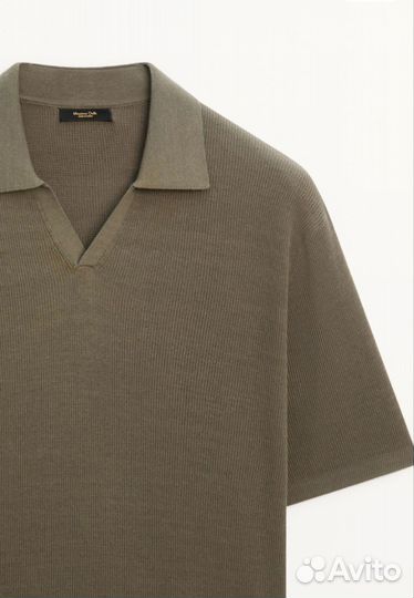 Свитер поло мужской Massimo Dutti хлопок L(50)