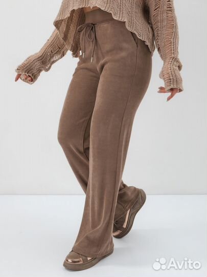 Брюки палаццо вельвет 42-52р