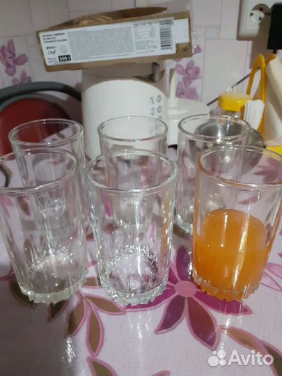 Стаканы,ложки столовые