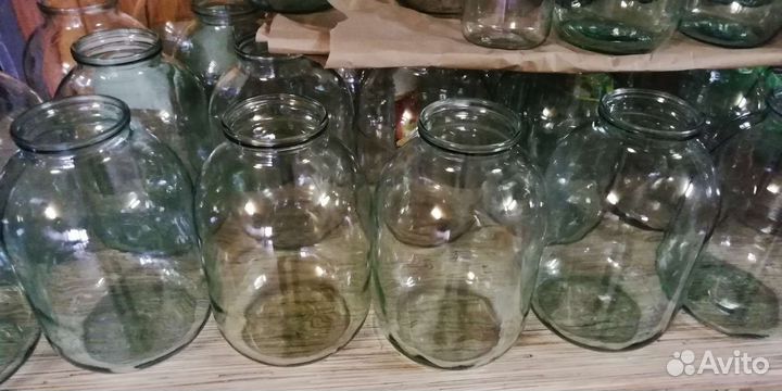 Стеклянная банка 3л. 2л. 1.8л. 1.5л. 1л. 0.7л.0.5л