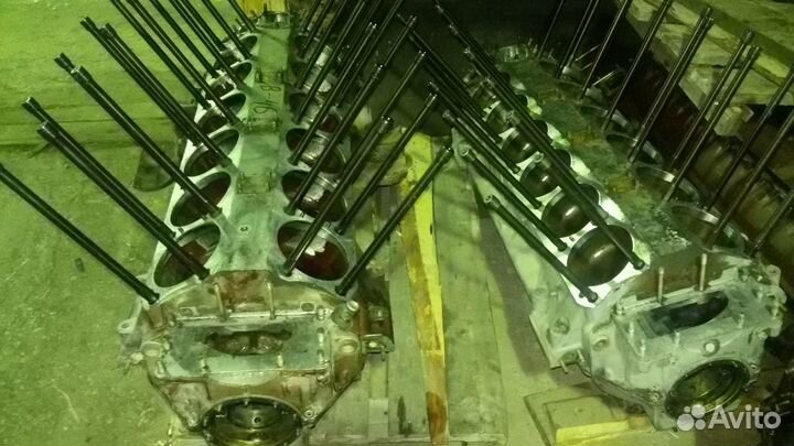 Картер двигателя В-46-6 Демонтаж