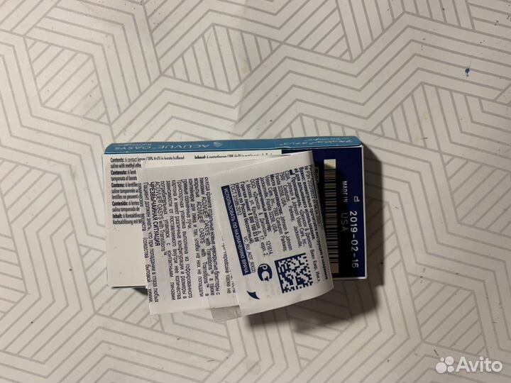 Фотохромные контактные линзы acuvue