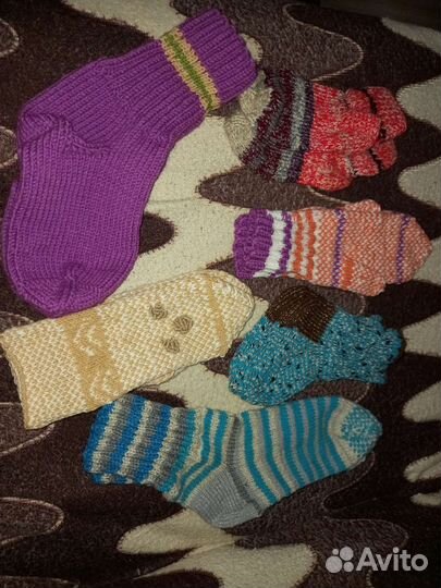 Носки, варежки, тапочки, пинетки (детские)