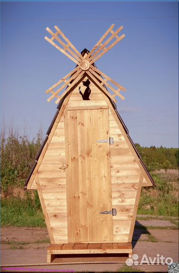 Уличный туалет с установкой