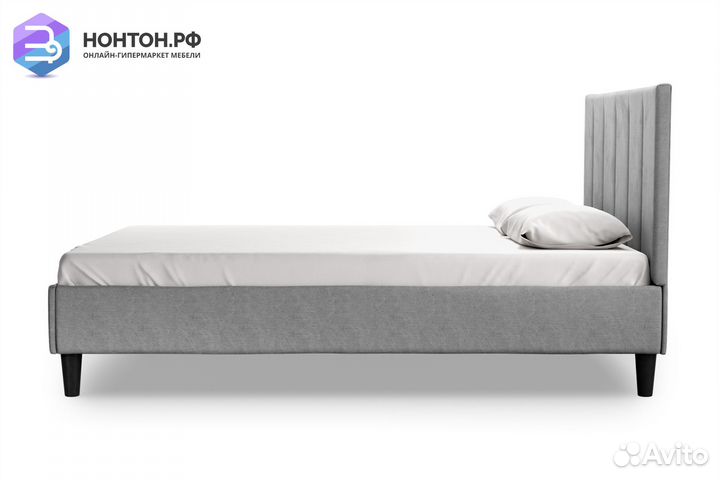 Кровать Дара серая