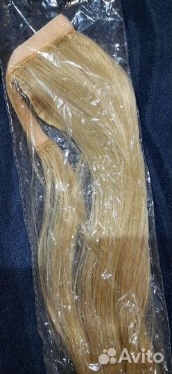 Длинные волосы на клипсе (конский хвост)