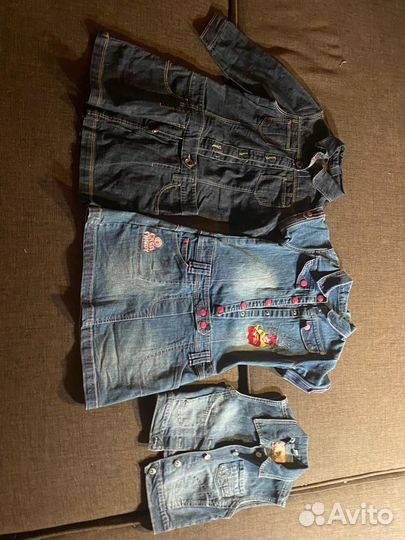 Большой пакет вещей на девочку 110-116 р-р