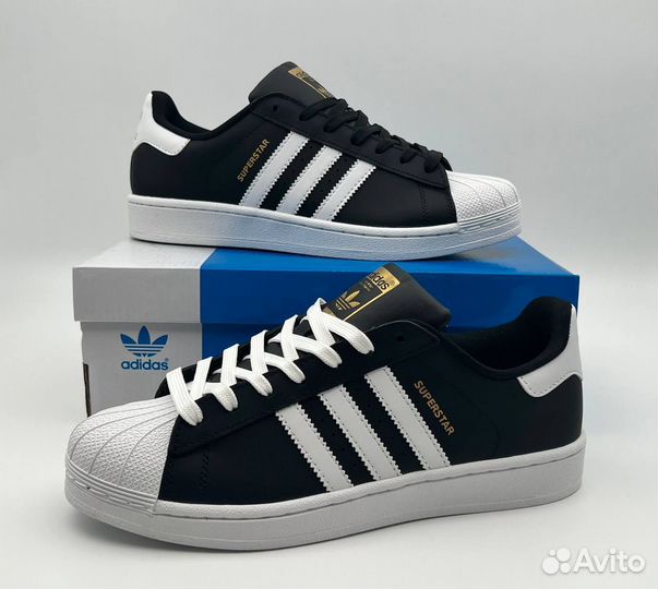 Кроссовки Adidas Superstar Originals Black White