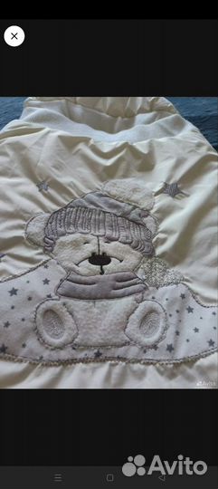 Конверт на выписку молочный 56-62