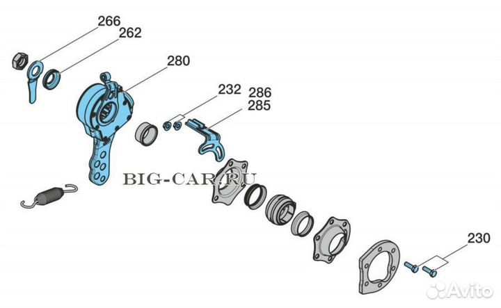 BPW 05.574.88.22.3 Комплект рычагов тормозных BPW ECO-Master