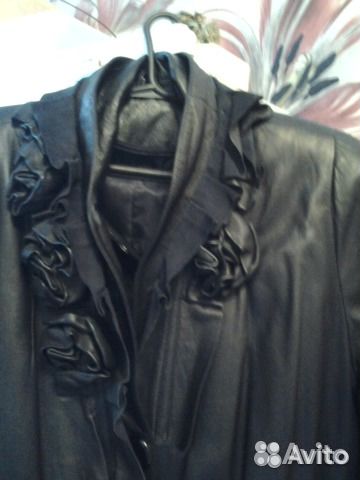 Кожаный плащ