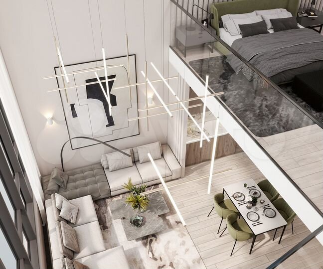 1-к. апартаменты, 47,2 м², 6/6 эт.