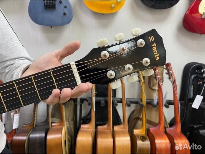 Terris TF-3805A BK - гитара акустическая, цвет чер