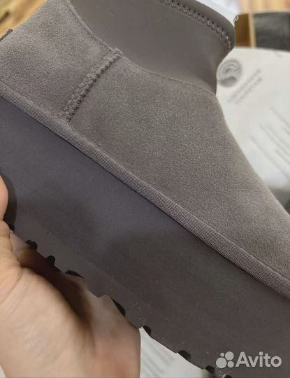 Ugg Platform Dipper Grey оригинал