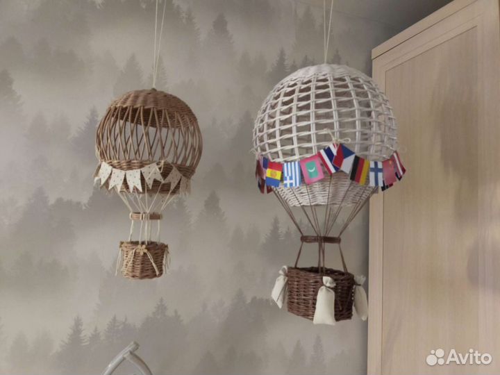 Плетёный воздушный шар на заказ