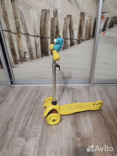Самокат детский трехколесный бу