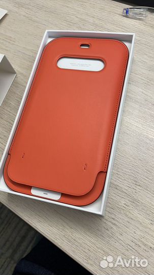 Apple MagSafe кожанный чехол для iPhone 12 Pro Max