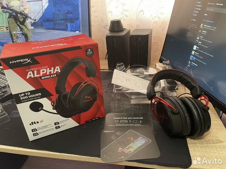 Беспроводные наушники HyperX Cloud Alpha Wireless