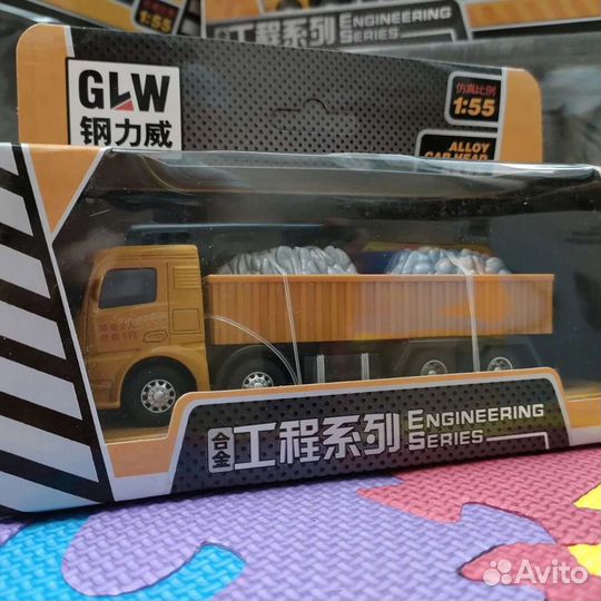 Строительные игрушки, камаз, самосвал, кран