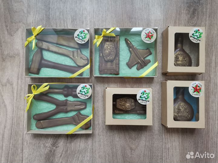 Шоколадные наборы на 23 февраля