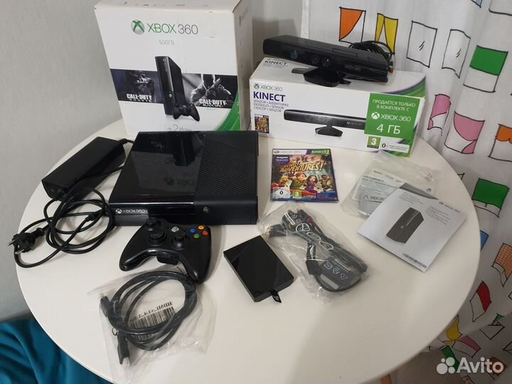 Xbox 360 e 500gb+20 игр