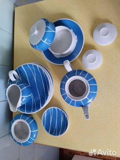 Сервиз чайный ГДР Beyer&Bock Volkstedt