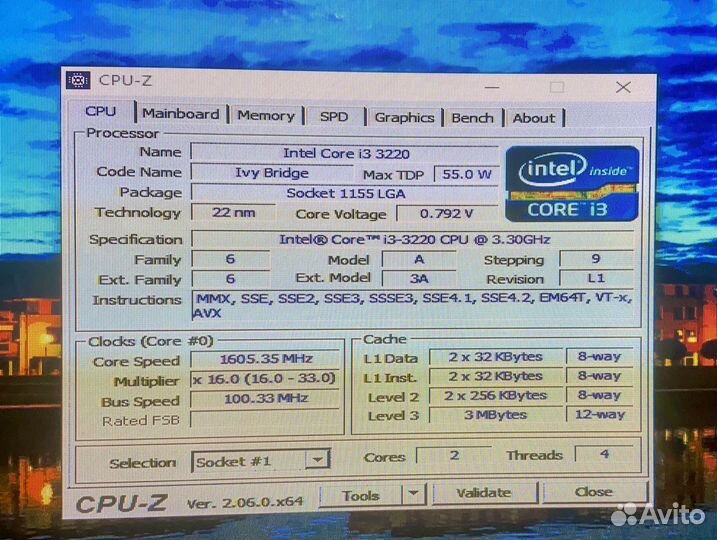 Компьютер i3-3220