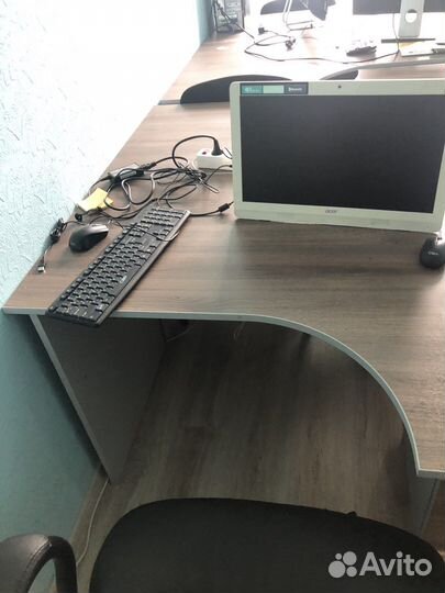 Стол офисный угловой бу