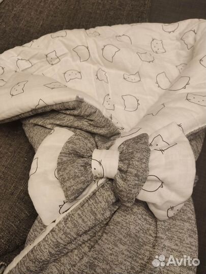 Конверт на выписку зимний детский