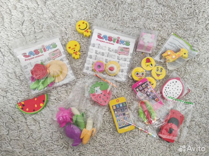 Ластики фигурные