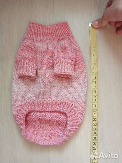 Вязаный свитер для собаки