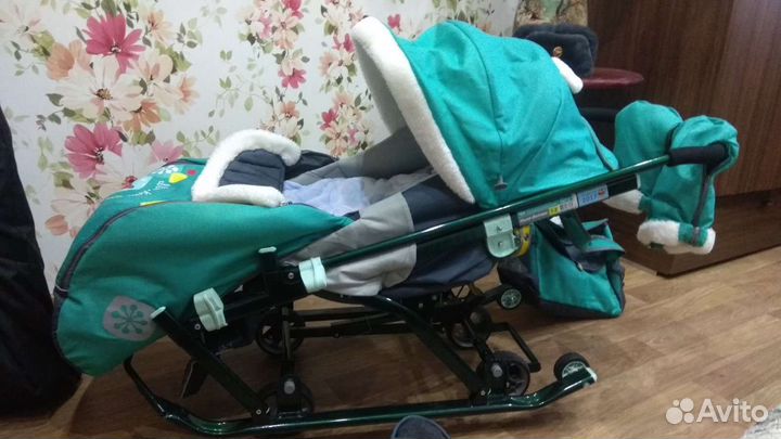 Детские санки коляска