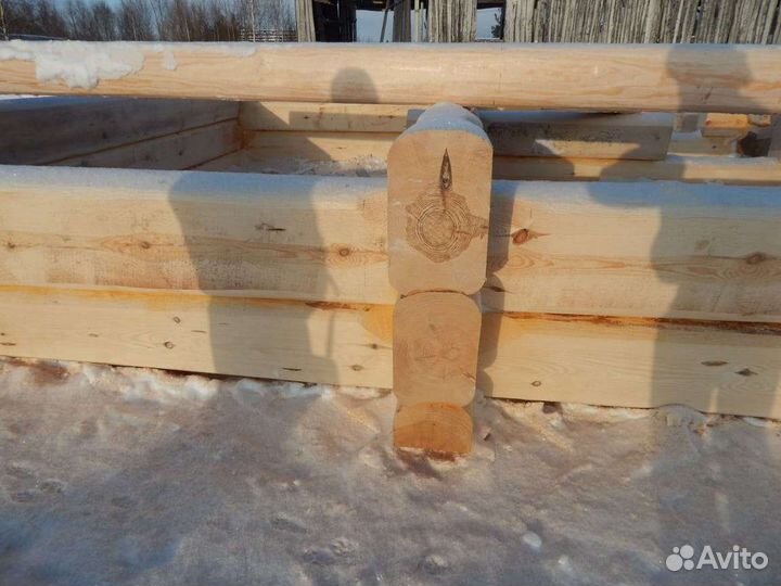Срубы домов,бань из бревна 6м
