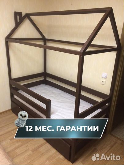 Детская кровать домик от 3 лет