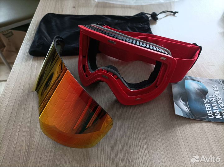 Горнолыжная маска очки, (разные)