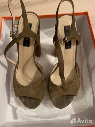 Босоножки на платформе блочный каблук