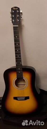 Акустическая гитара fender squier SA-105